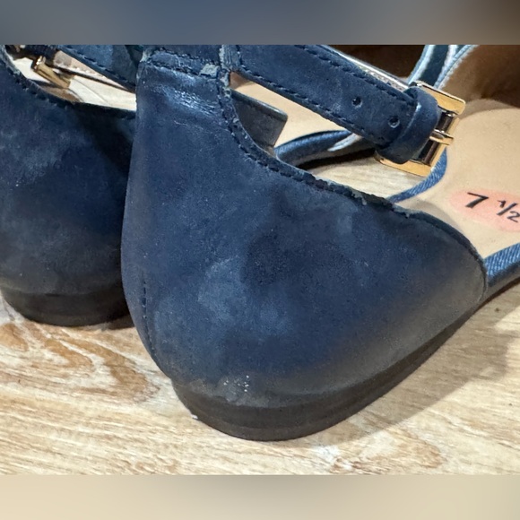 NEW TOMMY HILFILGIER NANCEE D'ORSAY STRIPED CANVAS FLATS SIZE 7.5 - Picture 5 of 13